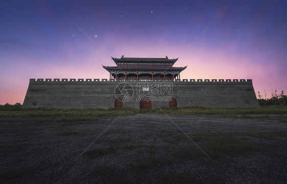 马良古城星空图片