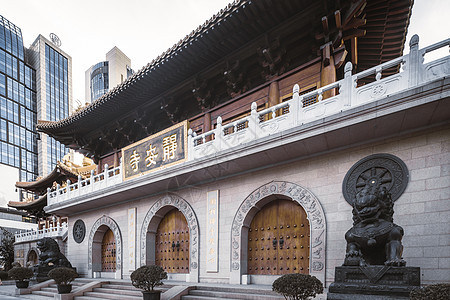 上海静安寺寺庙高清图片素材