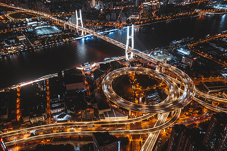 上海南浦大桥背景图片