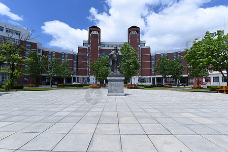 校园空间大连海事大学大学校园建筑背景