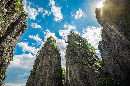 大峡谷双子峰图片