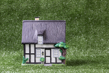 迷你房子模型背景图片
