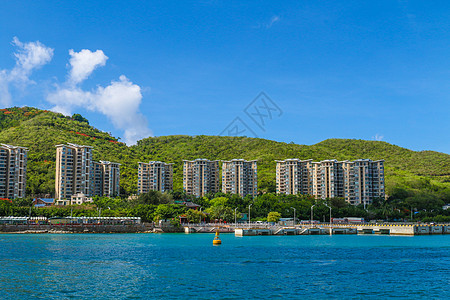 海南海景三亚海岛风情美景背景