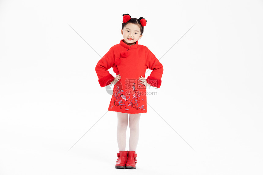 春节过年儿童形象图片