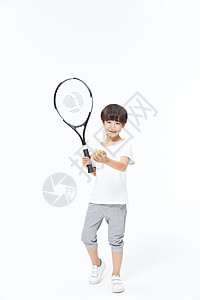 网球少年图片