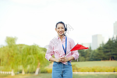 女导游形象图片