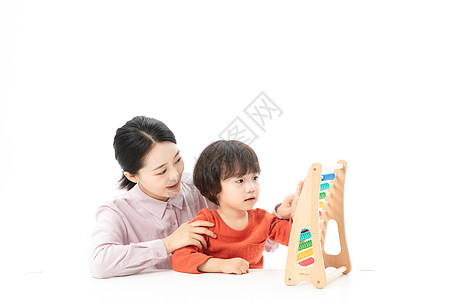 儿童幼教玩珠算架背景图片