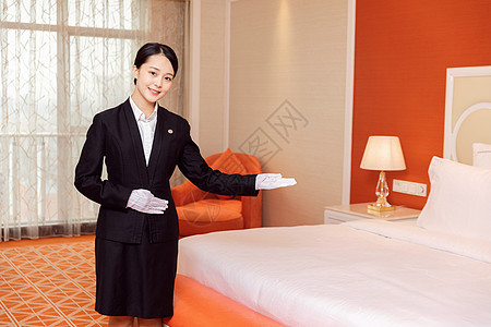 酒店服务贴身管家手势图片