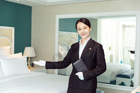 酒店服务贴身管家介绍房间背景图片