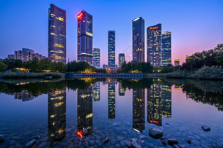 北京望京公园夜景图片