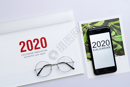 2020新年数字日历图片