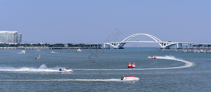 厦门海上明珠厦门F1摩托艇比赛背景