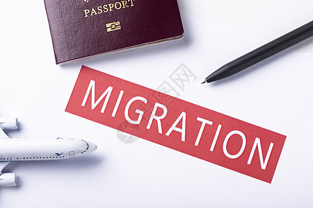 移民旅游留学出国背景图片