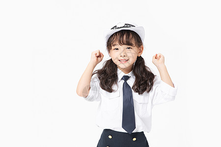 小孩加油手势图片