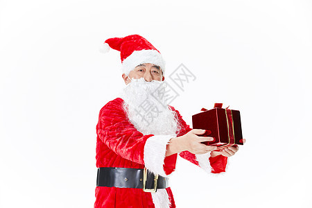 圣诞老人送礼物背景图片