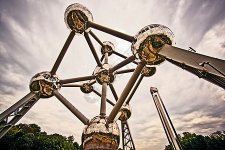 比利时布鲁塞尔原子塔图片