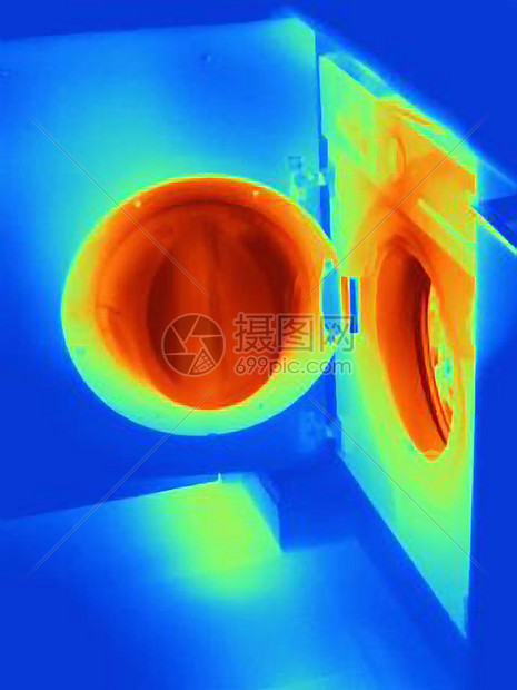 洗衣机热图像图片