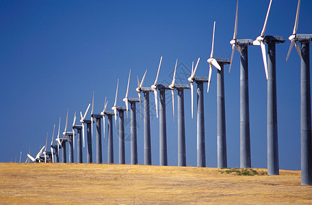 加利福尼亚州的风力发电机图片