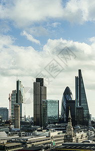 伦敦金融区，伦敦，英国，英国背景图片