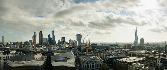 伦敦全景城市背景图片