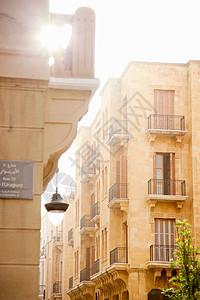 最近重建的市中心区的正面，包括许多豪华商店，贝鲁特，黎巴嫩图片