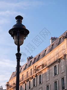 法国巴黎的街灯图片