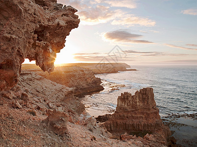 南澳大利亚艾尔半岛悬崖图片