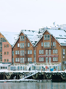挪威特罗姆瑟码头图片