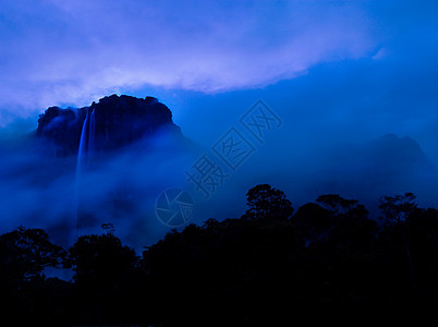 安吉尔瀑布委内瑞拉天使瀑布高清图片