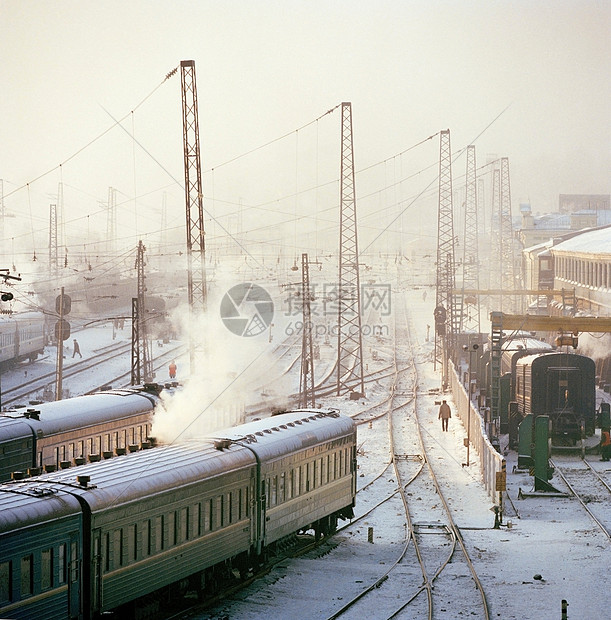 俄罗斯西伯利亚伊尔库茨克火车站图片
