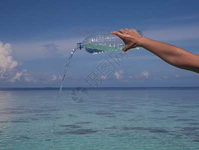 瓶子倒水素材倒水背景