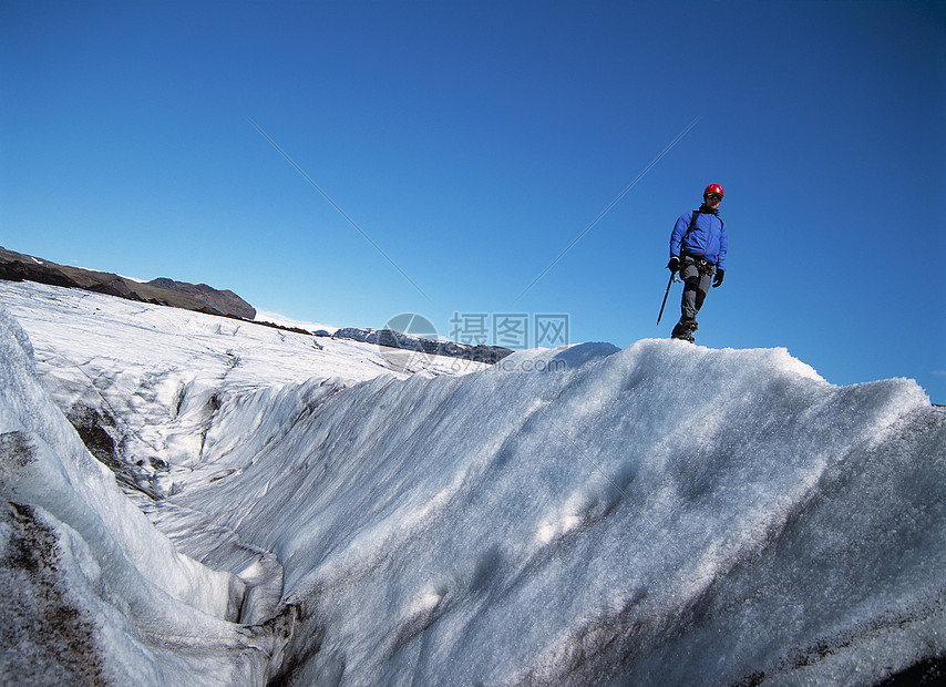 ‘~徒步旅行者在冰川上行走  ~’ 的图片