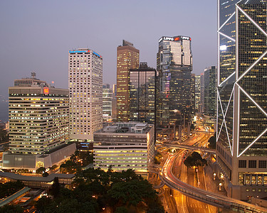 香港市的大视角图片