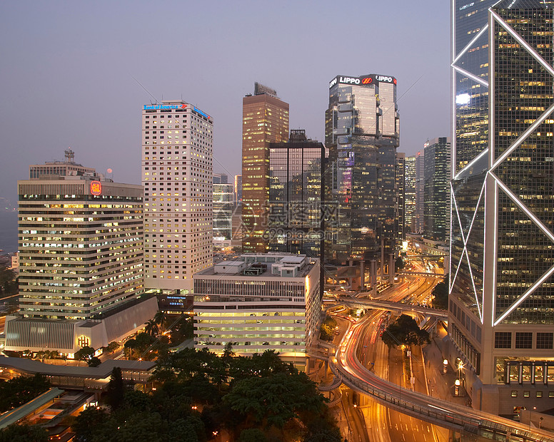 香港市的大视角图片