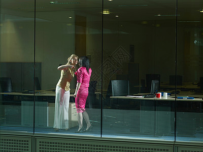 两个女人在办公室里争吵图片