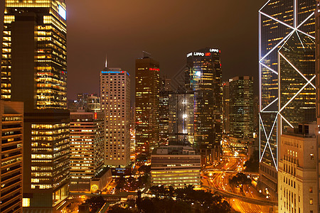 香港中部夜间图片