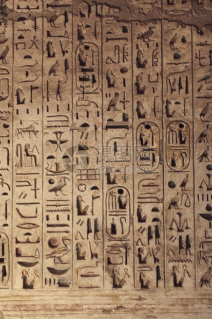 埃及卢克索石刻象形文字