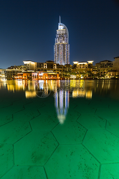 阿拉伯联合酋长国迪拜迪拜迪拜湖夜间酒店图片