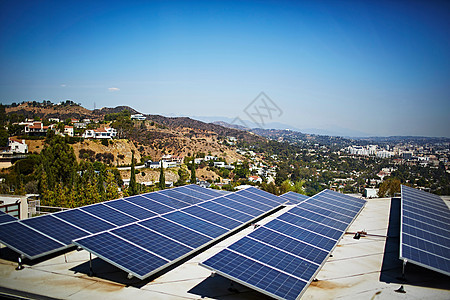 美国加利福尼亚洛杉矶太阳能电池板图片