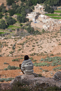 摩洛哥阿特拉斯山脉山谷图片