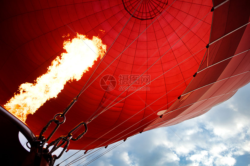 热气球火焰图片