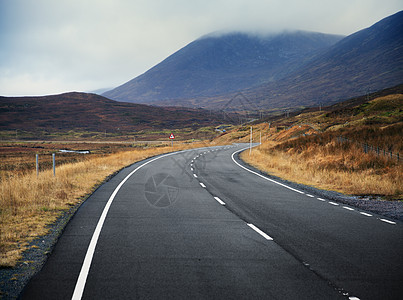 英国苏格兰阿森特乡村公路图片