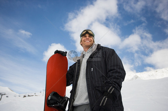 滑雪的男人图片