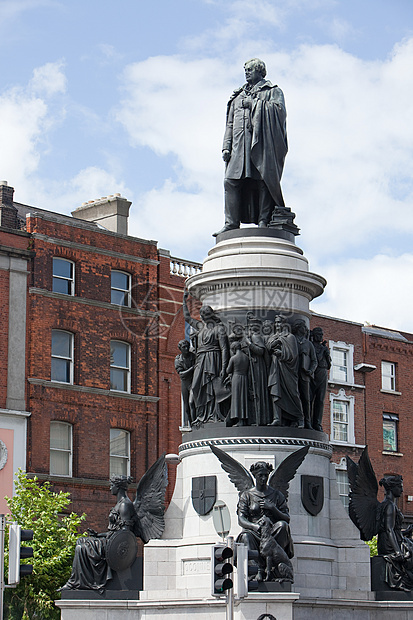 爱尔兰都柏林丹尼尔·奥康奈尔雕像图片