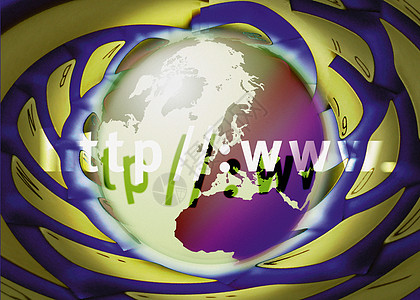 全球互联网背景图片