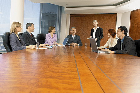 董事会中的商人图片