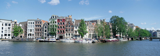 荷兰阿姆斯特丹运河景观图片