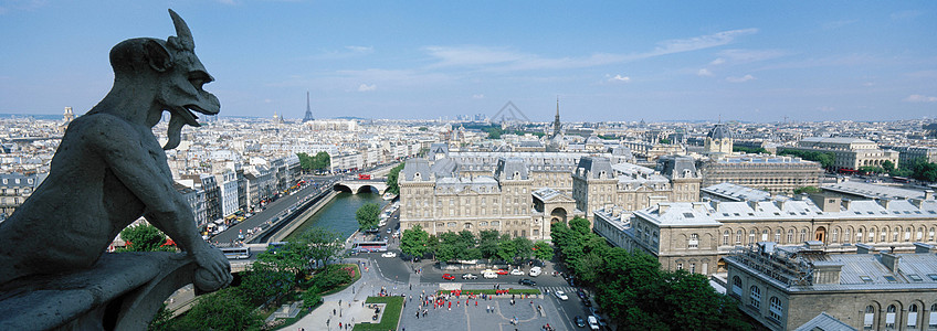 法国巴黎城市景观图片