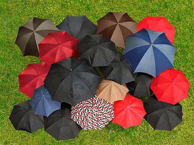 五颜六色的伞图片