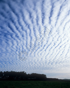 田野上空的云图片